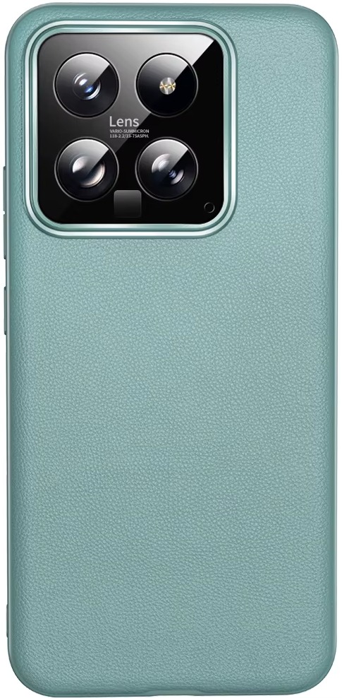 Чохол GKK Luxury Shockproof Hybrid Leather Case для Xiaomi 14 Pro Deep Green фото 1