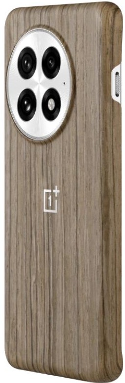 Чохол OnePlus 13 Wood Grain Magnetic Half-pack Case Wood Brown фото 2