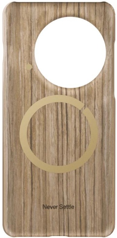 Чохол OnePlus 13 Wood Grain Magnetic Half-pack Case Wood Brown фото 4