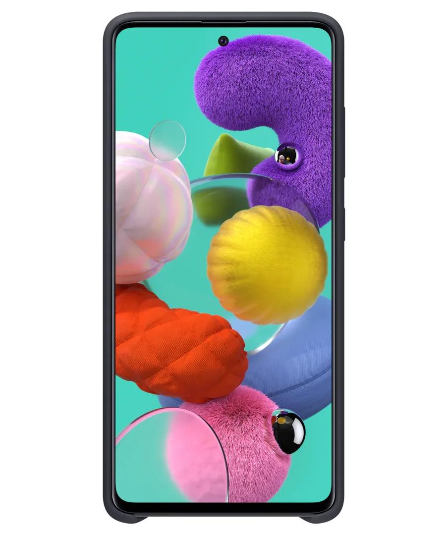 Чохол Silicone Cover Samsung A51 (A515) Black (EF-PA515TBEGRU) фото 2