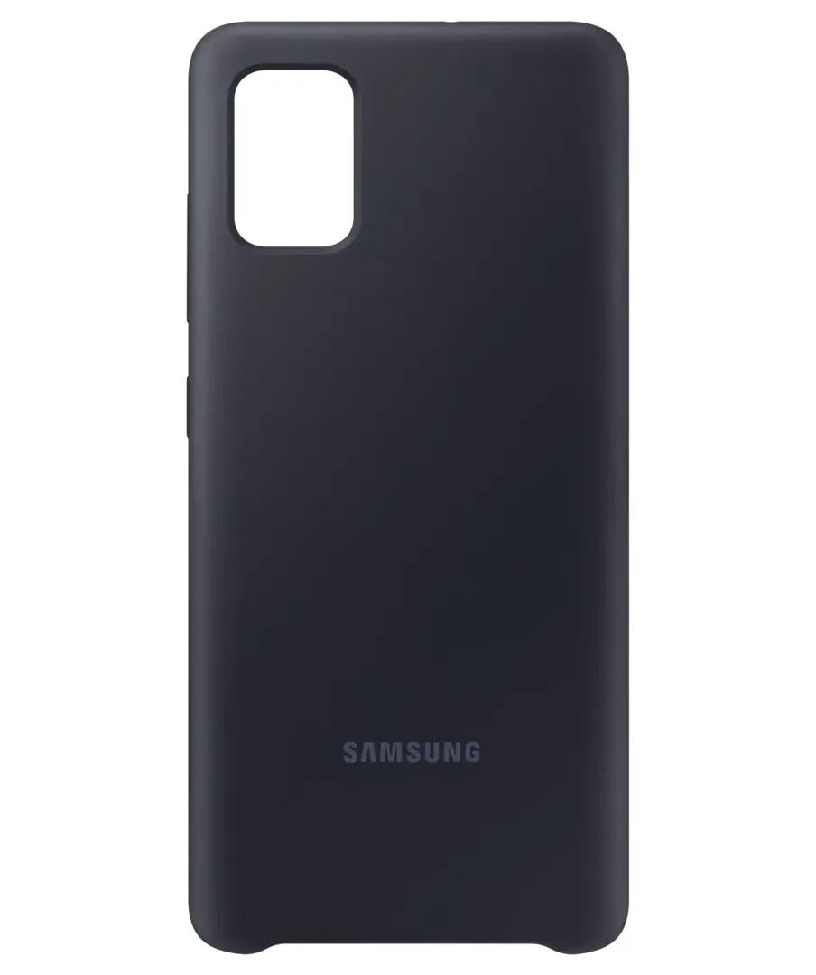 Чохол Silicone Cover Samsung A51 (A515) Black (EF-PA515TBEGRU) фото 4