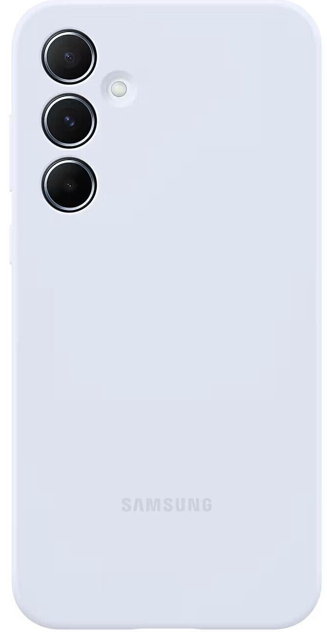 Чохол Silicone Cover Samsung A55 (A556) Light Blue (EF-PA556TLEGWW) фото 1