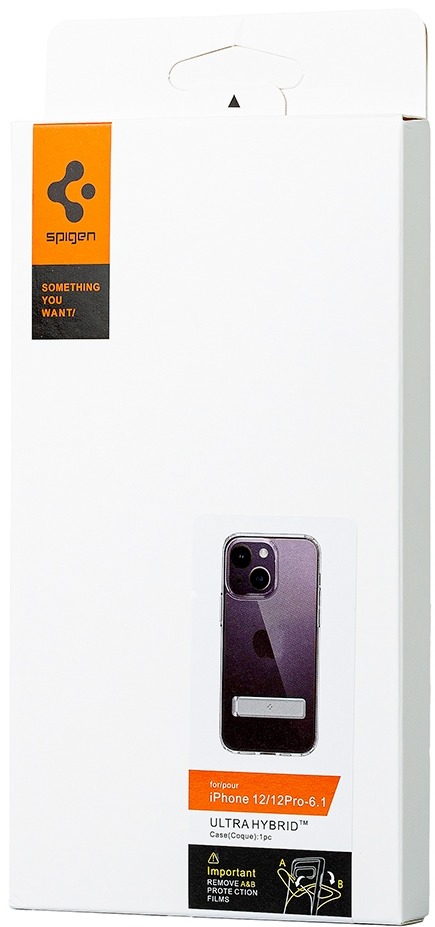 Чохол Spigen (SGP) Ultra Hybrid S для Apple iPhone 12/12 Pro Crystal Clear фото 3