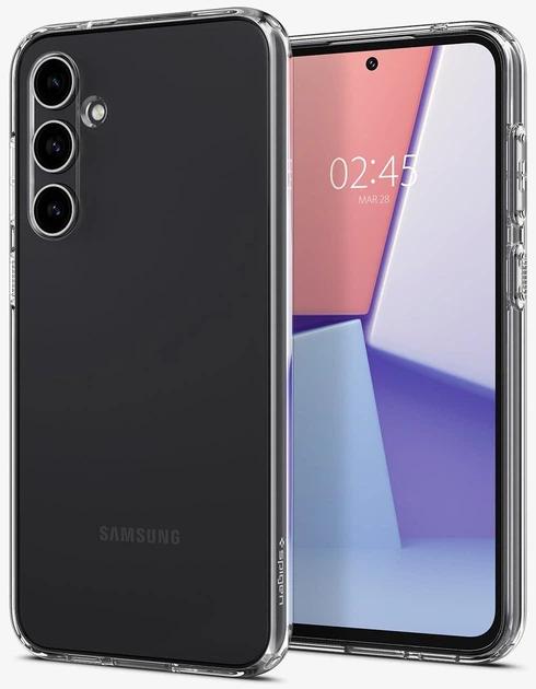 Чохол Spigen Crystal Flex Samsung S23 FE (S711) Crystal Clear (ACS07040) фото 1