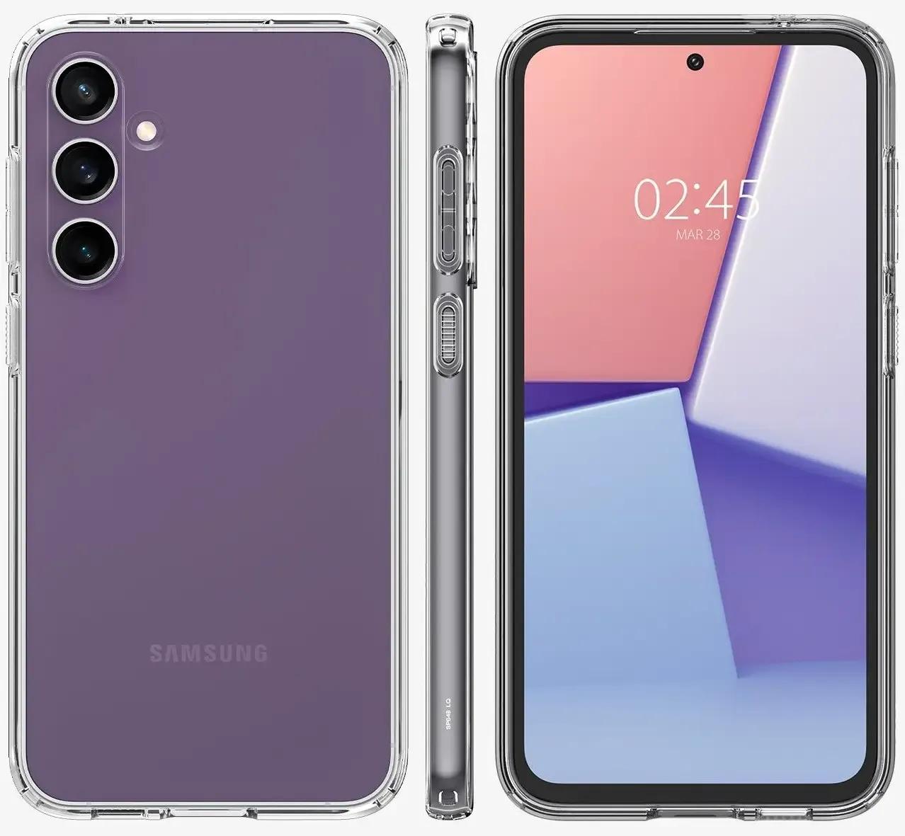Чохол Spigen Crystal Flex Samsung S23 FE (S711) Crystal Clear (ACS07040) фото 3