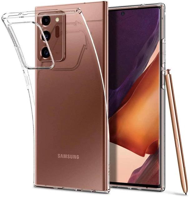 Чохол Spigen Liquid Crystal Samsung Note 20 Ultra (N985) Crystal Clear (ACS01389) фото 1