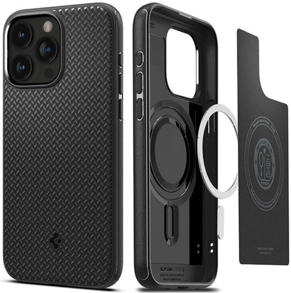 Чохол Spigen Mag Armor Apple iPhone 15 Pro Max Matte Black (ACS06597) фото 1