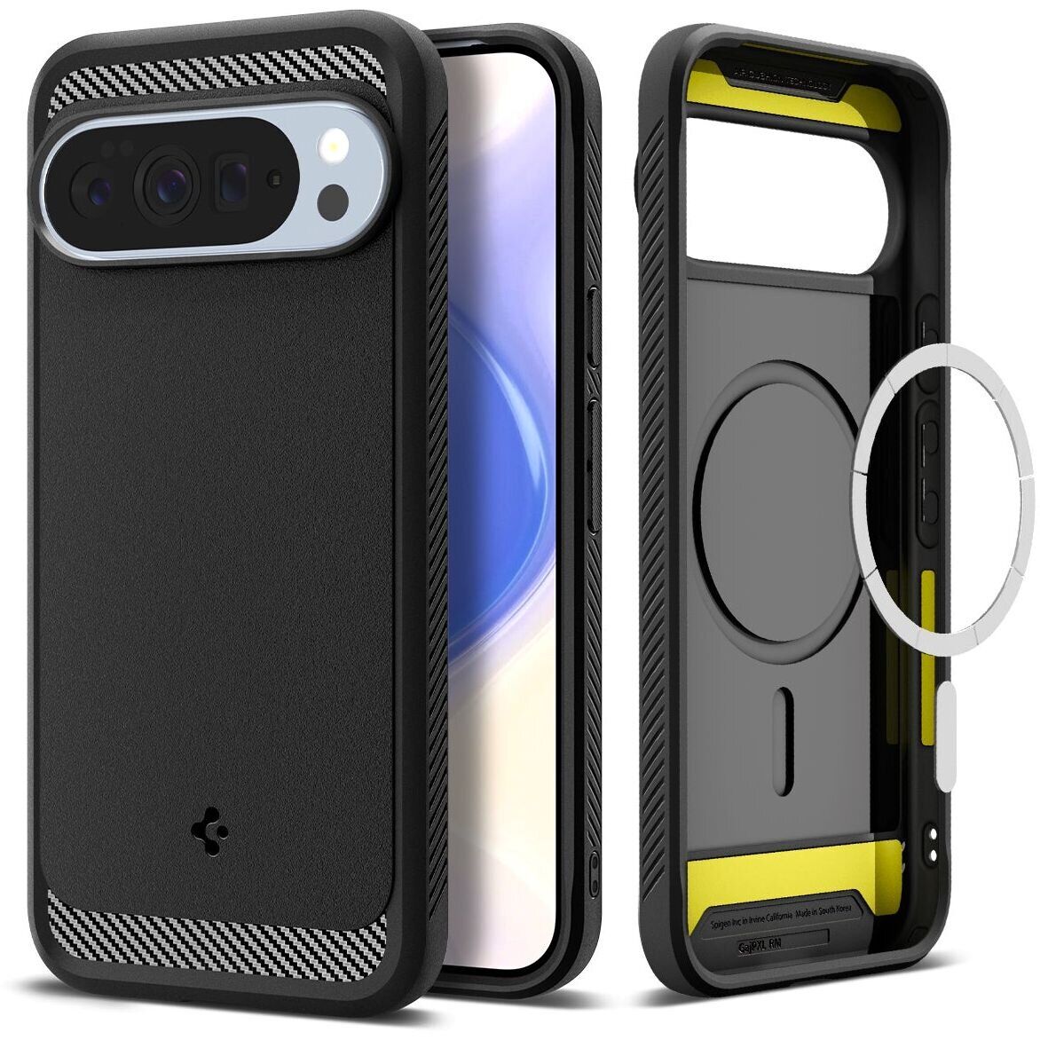 Чохол Spigen Rugged Armor MagFit Google Pixel 10 Pro XL Matte Black (ACS09721) фото 1