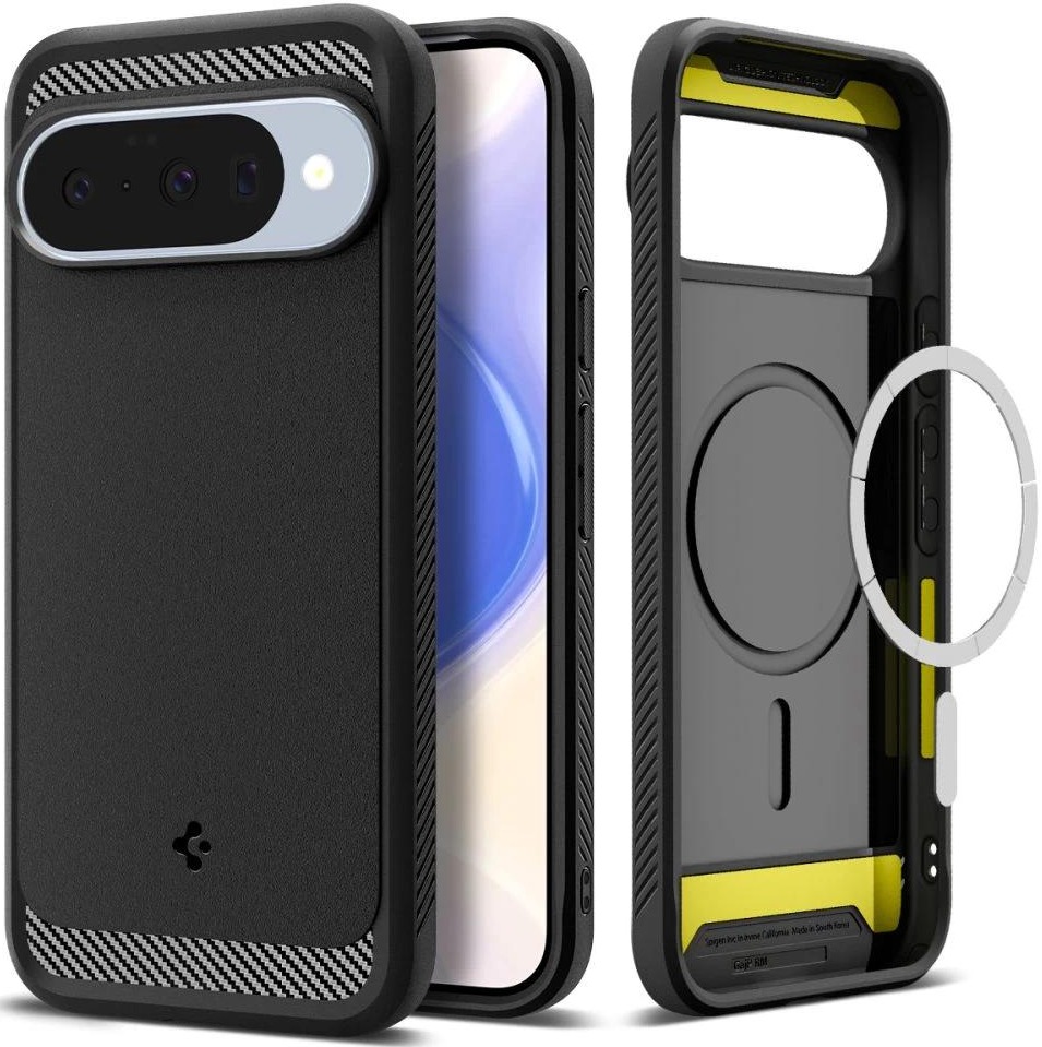 Чохол Spigen Rugged Armor MagFit Google Pixel 10/10 Pro Matte Black (ACS09698) фото 1