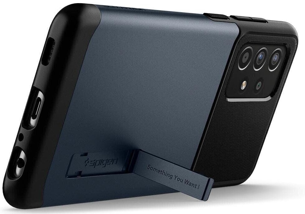 Чохол Spigen Slim Armor Samsung A52 (A525 / A526) Metal Slate (ACS02322) фото 3