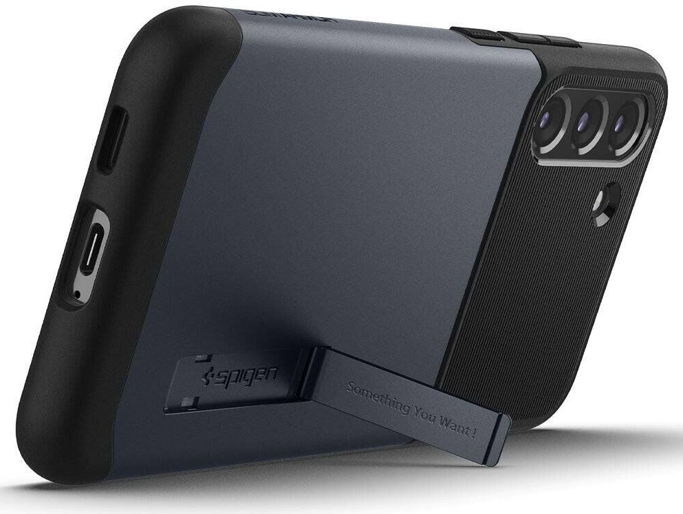 Чохол Spigen Slim Armor Samsung S22 Plus (S906) Metal Slate (ACS03978) фото 2