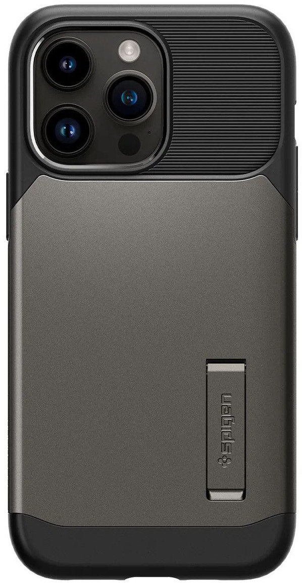 Чохол Spigen Slim Armor with MagFit Apple iPhone 14 Pro Max Gunmetal (ACS04646) фото 3