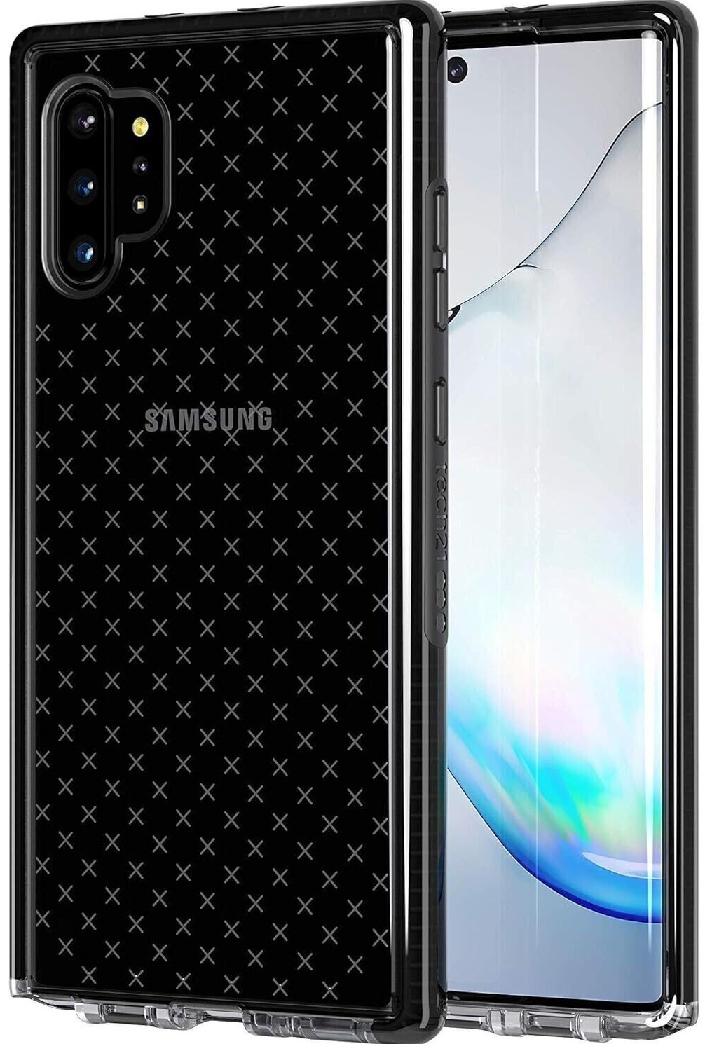 Чохол Tech21 Evo Check Samsung Note 10 Plus Black (T21-7361) фото 1