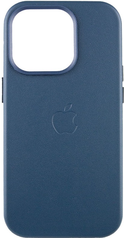 Чохол Leather Case with MagSafe для iPhone 13 Pro Indigo Blue