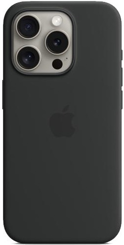 Чохол Silicone Case [Plastic Box] для iPhone 15 Pro Black