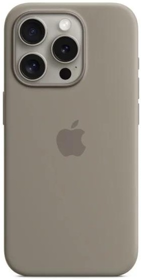 Чохол Silicone Case [Plastic Box] для iPhone 15 Pro Pebble