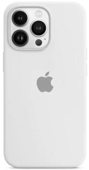 Чохол Silicone Case [Plastic Box] для iPhone 15 Pro Max White