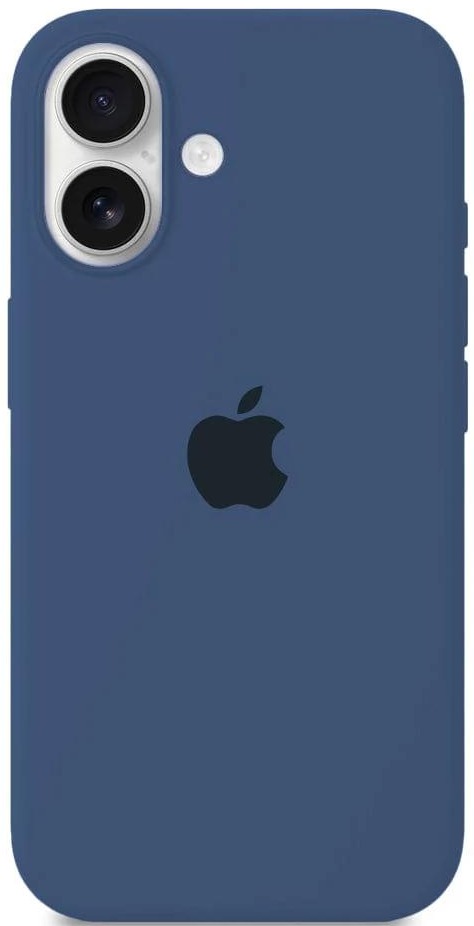 Чохол Silicone Case [Plastic Box] для iPhone 16 Deep Lake Blue