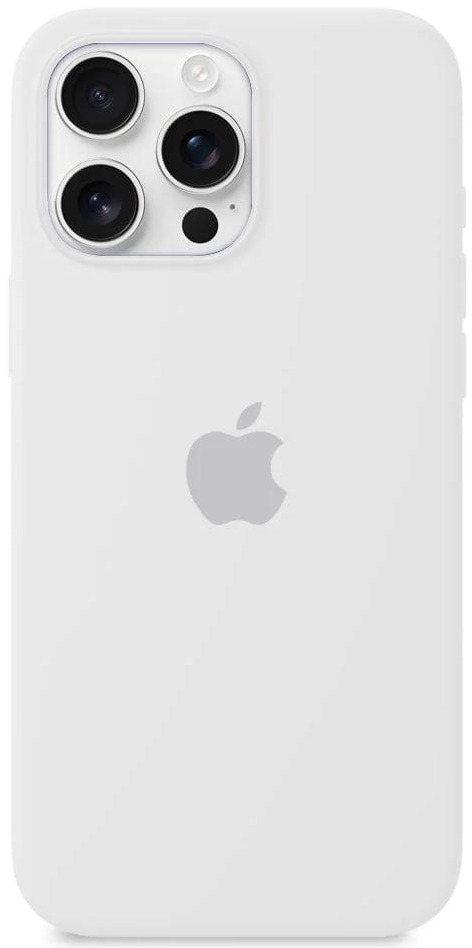 Чохол Silicone Case [Plastic Box] для iPhone 16 Pro Max White