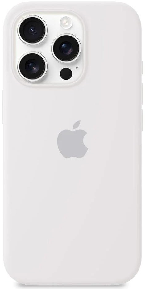 Чохол Silicone Case [Plastic Box] для iPhone 16 Pro White