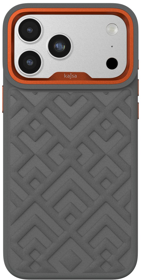 Чохол Kajsa Briquette Collection Rhombus Case iPhone 17 Pro Max Gray
