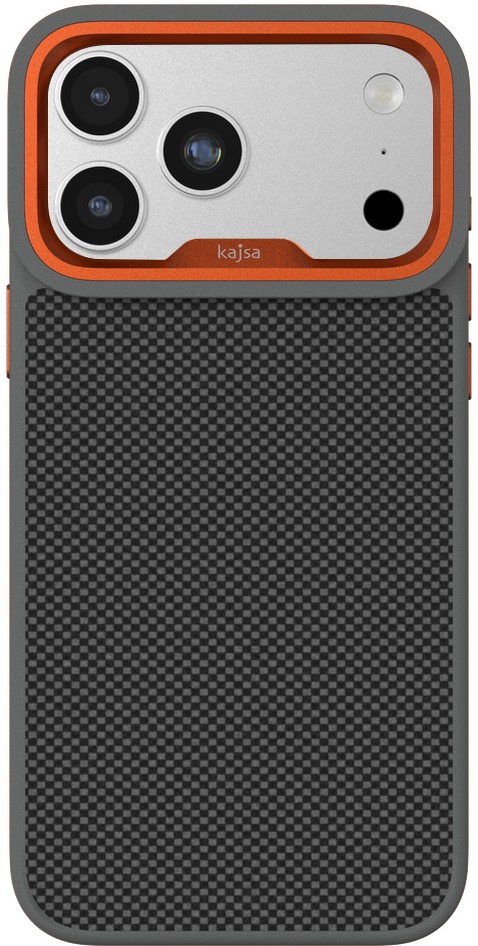 Чохол Kajsa Glamorous Collection Mini Checkered Pattern back case iPhone 17 Pro Gray
