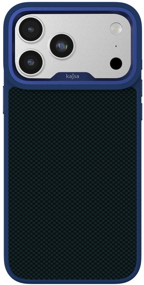 Чохол Kajsa Glamorous Collection Mini Checkered Pattern back case iPhone 17 Pro Blue