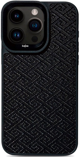 Чохол Kajsa Preppie Collection Sunken back case for iPhone 15 Pro Black