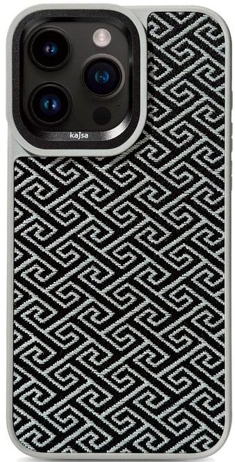Чохол Kajsa Preppie Collection Sunken back case for iPhone 15 Pro Light Gray