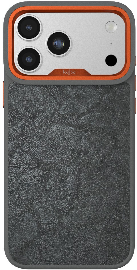 Чохол Kajsa Glamorous Collection Crazy Horse Case iPhone 17 Pro Max Gray