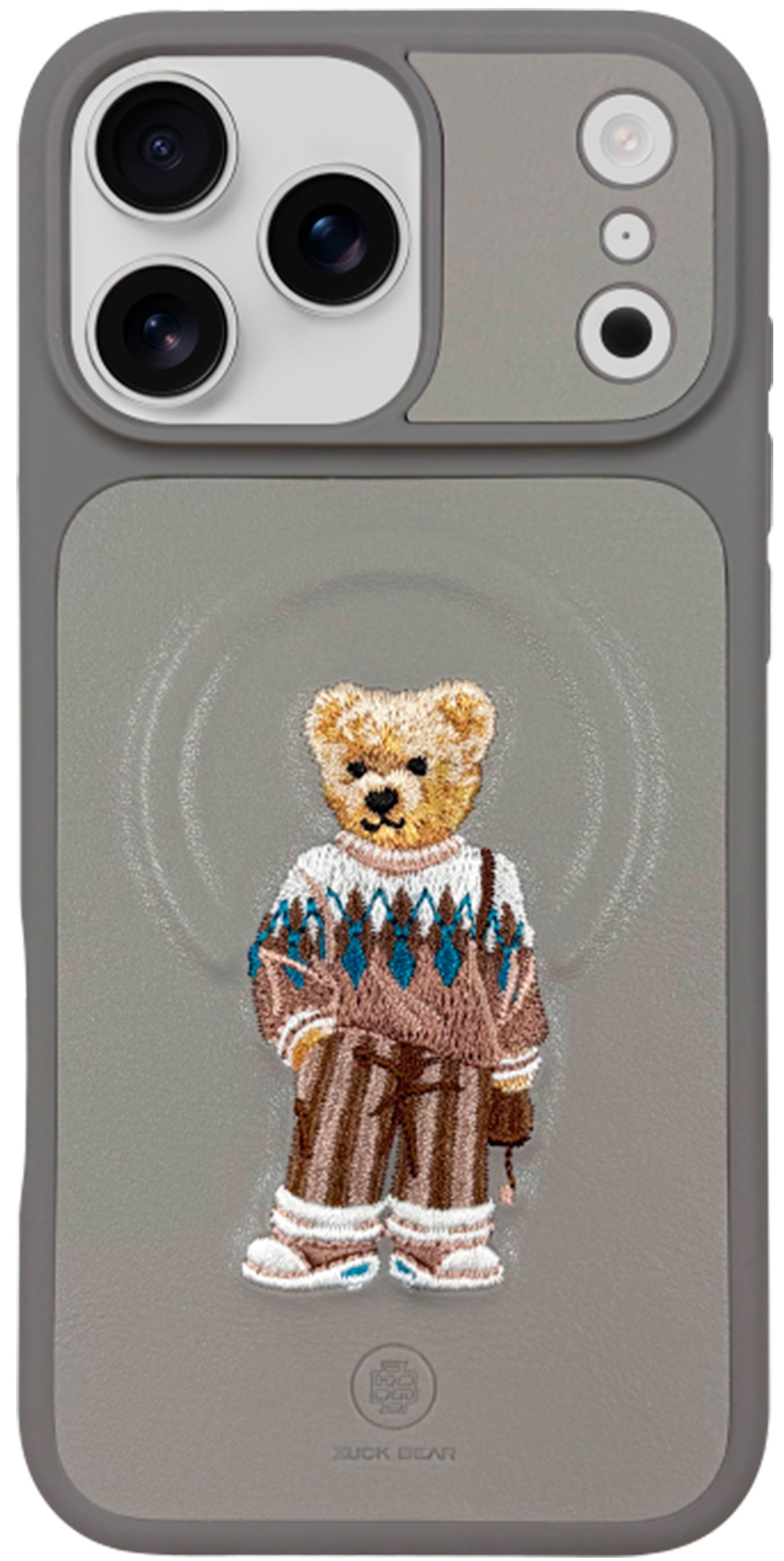 Чохол Zuck Bear Aristo Case iPhone 17 Pro Max Titanium Grey